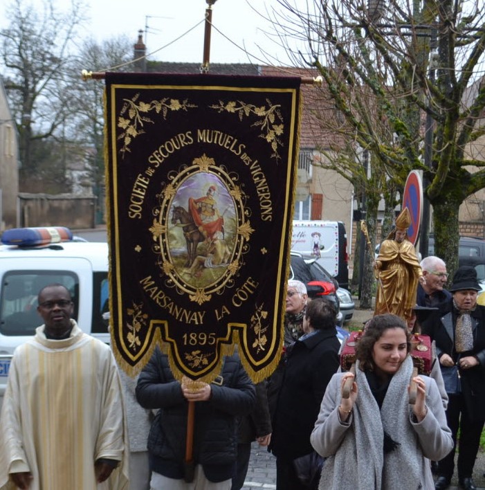 la banière et de saint